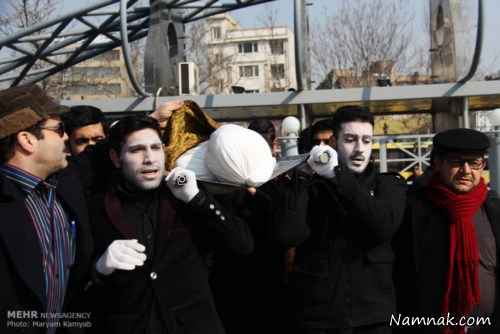 مراسم خاکسپاری بهرام ریحانی مراسم تشییع بهرام ریحانی